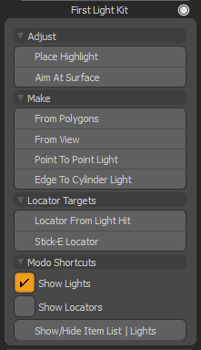 First Light Kit UI